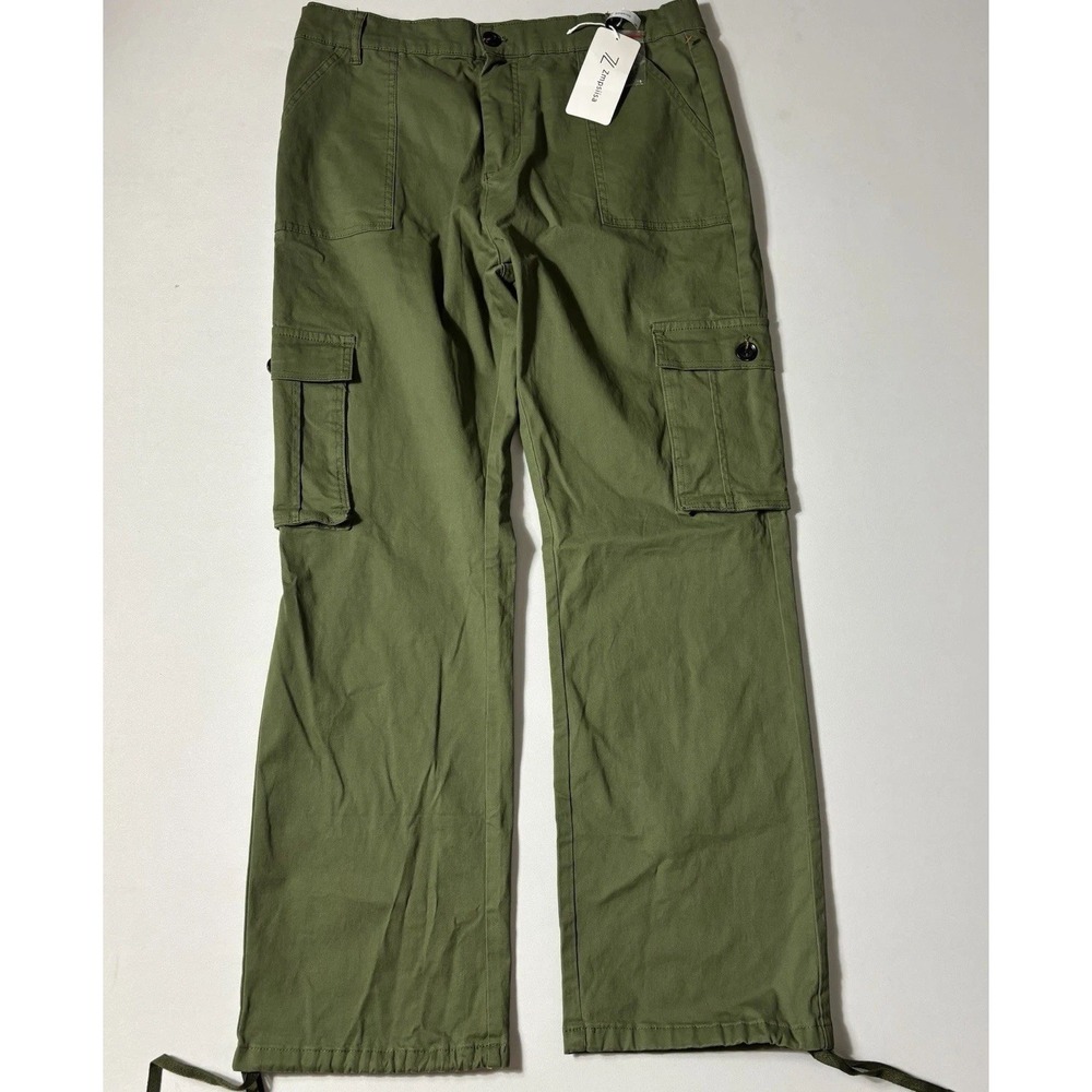 Women's Cargo Pants Zmpsiisa XL Olive Green Tactical Military Utility Casual